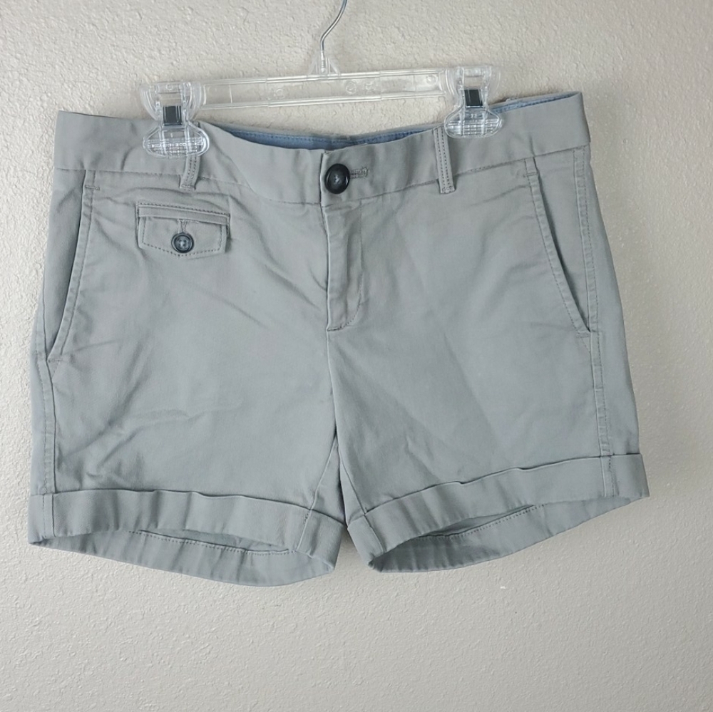 Banana Republic shorts womenGray Chino Short Sz 0 - Picture 1 of 6